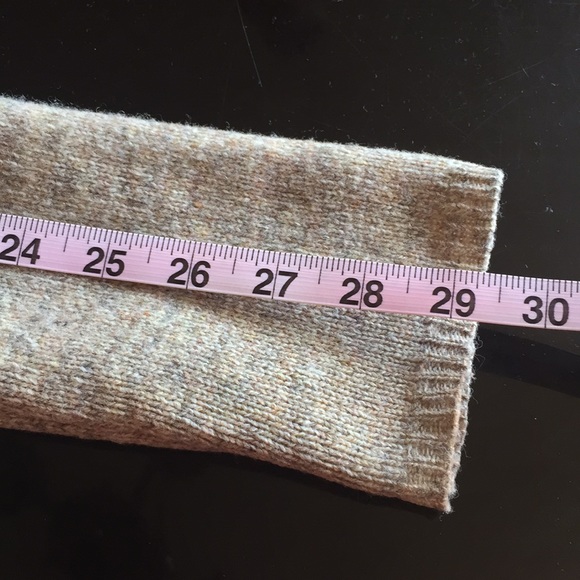 Moth cardigan tan button up sweater size xsmall ruffle detail - Picture 8 of 9